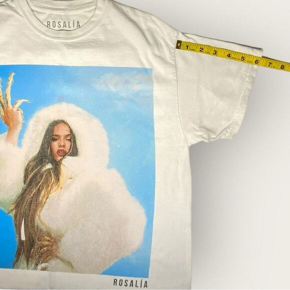 Oversized Rosalia Graphic Tee | White | S/M - Picture 8 of 9